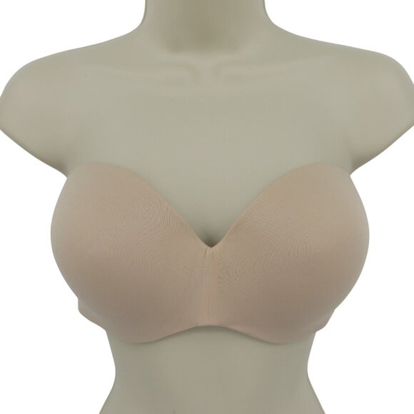 Maidenform 38C SE0004 Self Expressions Beige Strapless Underwire Bra Padded - Picture 1 of 13